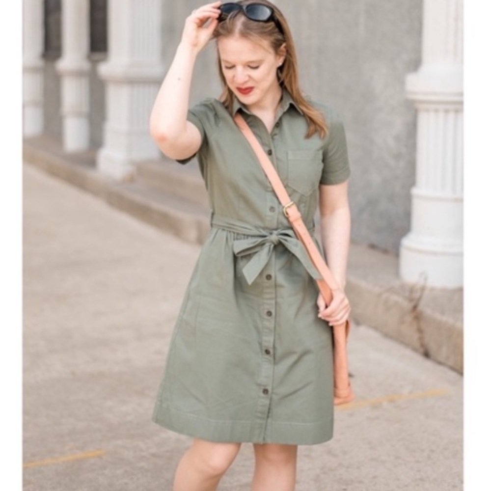 J. Crew Utility Shirtdress - Picture 7 of 7